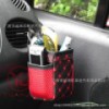手機(jī)置物袋桶架 汽車(chē)載紅酒系列皮飾品車(chē)用出風(fēng)口雜物儲(chǔ)物收納袋