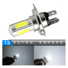 摩托車(chē)led大燈 cob H4 H7 四面發(fā)光  透鏡霧燈泡